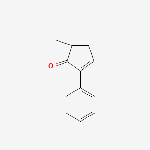 5,5-Dimethyl-2-phenylcyclopent-2-en-1-one