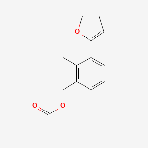 3-(Furan-2-yl)-2-methylbenzyl acetate