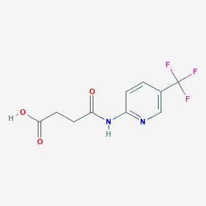 4-Oxo-4-[[5-(trifluoromethyl)-2-pyridyl]amino]butanoic acid