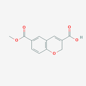2H-chromene-3,6-dicarboxylic acid 6-methyl ester