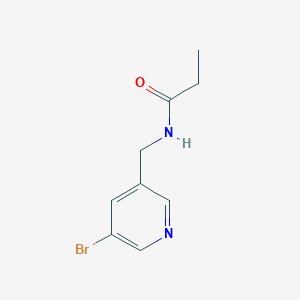 N-(5-Bromo-pyridin-3-ylmethyl)-propionamide