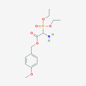 (4-Methoxyphenyl)methyl amino(diethoxyphosphoryl)acetate