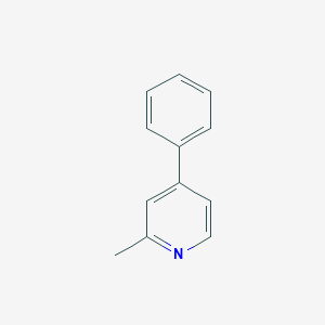 molecular formula C12H11N B085350 2-Methyl-4-phenylpyridine CAS No. 15032-21-0