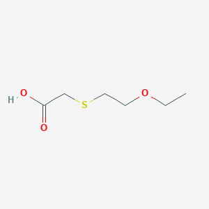 molecular formula C6H12O3S B8535006 6-Oxa-3-thiaoctanoic acid 
