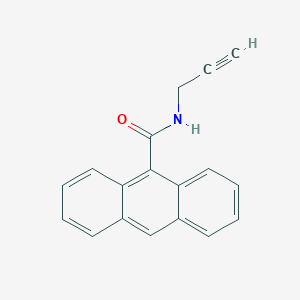 molecular formula C18H13NO B8535061 N-(Prop-2-YN-1-YL)anthracene-9-carboxamide CAS No. 56948-77-7