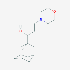 molecular formula C17H29NO2 B085352 alpha-(1-Adamantyl)-4-morpholinepropanol CAS No. 15037-70-4