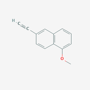 molecular formula C13H10O B8535224 2-Ethynyl-5-methoxynaphthalene 
