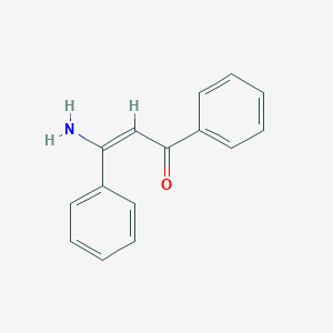 molecular formula C15H13NO B085354 3-Amino-1,3-diphenyl-2-propen-1-one CAS No. 14088-42-7