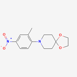 8-(2-Methyl-4-nitrophenyl)-1,4-dioxa-8-azaspiro[4.5]decane