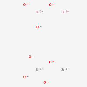 molecular formula Bi2O7Zr2 B085355 Dibismuth trizirconium nonaoxide CAS No. 12048-52-1