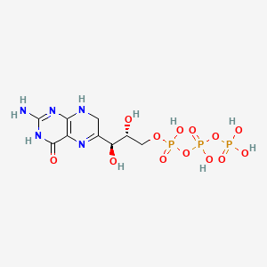 molecular formula C9H16N5O13P3 B8535520 Dihydroneopterin triphosphate CAS No. 20574-65-6