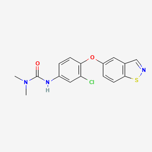 N'-{4-[(1,2-Benzothiazol-5-yl)oxy]-3-chlorophenyl}-N,N-dimethylurea