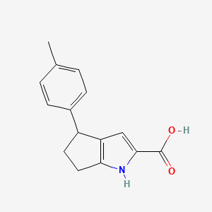 4-p-Tolyl-1,4,5,6-tetrahydrocyclopenta[b]pyrrole-2-carboxylic acid