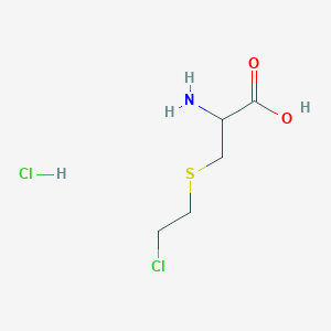 B8535927 2-Amino-3-(2-chloro-ethylsulfanyl)-propionic acid hydrochloride CAS No. 89299-66-1