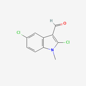 1-Methyl-2,5-dichloroindole-3-carbaldehyde