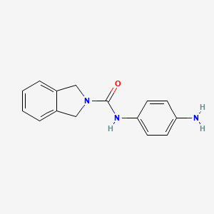 N-(4-aminophenyl)isoindoline-2-carboxamide