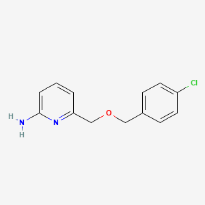 6-(4-Chloro-benzyloxymethyl)-pyridin-2-ylamine