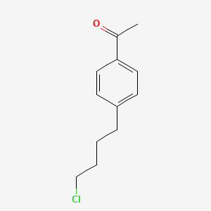 1-[4-(4-Chlorobutyl)phenyl]ethan-1-one