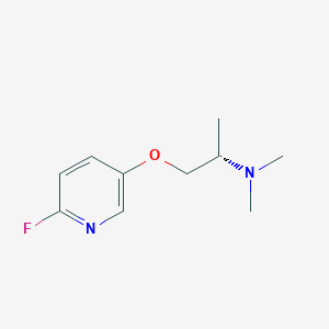 5-[(S)-2-dimethylamino-1-propyloxy]-2-fluoro pyridine