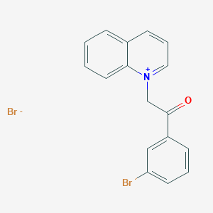 1-(3-Bromo-phenacyl)-quinolinium bromide