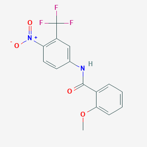 N-[3-(Trifluoromethyl)-4-nitrophenyl]-2-methoxybenzamide