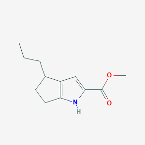 Methyl 4-propyl-1,4,5,6-tetrahydrocyclopenta[b]pyrrole-2-carboxylate