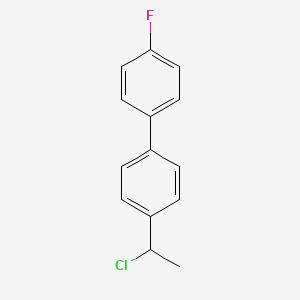 4-(1-Chloroethyl)-4'-fluoro-1,1'-biphenyl