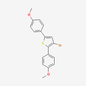 3-Bromo-2,5-bis(4-methoxyphenyl)thiophene
