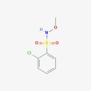 molecular formula C7H8ClNO3S B8536210 2-chloro-N-methoxybenzenesulfonamide 