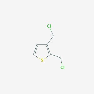 molecular formula C6H6Cl2S B8536211 2,3-Bis(chloromethyl)thiophene 