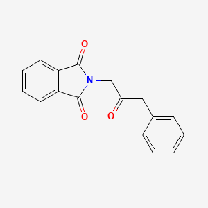molecular formula C17H13NO3 B8536247 1-Phenyl-3-phthalimidoacetone 