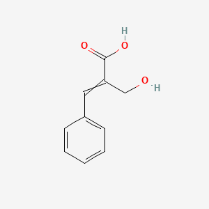 molecular formula C10H10O3 B8536249 2-benzylidene-3-hydroxypropionic Acid 