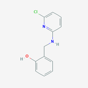 molecular formula C12H11ClN2O B8536266 2-[(6-Chloropyridin-2-ylamino)methyl]phenol 