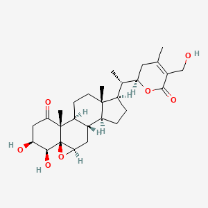 molecular formula C28H40O7 B8536300 Viscosalactone B 