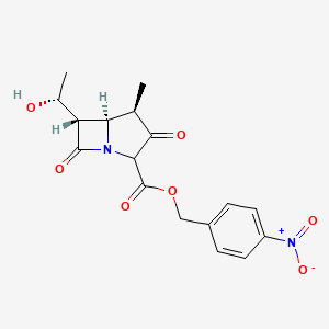 4-nitrobenzyl (4R,5R,6S)-6-[(1R)-1-hydroxyethyl]-4-methyl-3,7-dioxo-1-azabicyclo[3.2.0]heptane-2-carboxylate