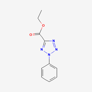 molecular formula C10H10N4O2 B8536380 ethyl 2-phenyl-2H-tetrazole-5-carboxylate 