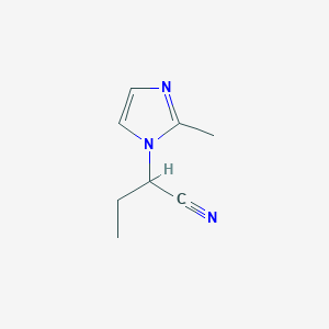 (2-methyl-1H-imidazol-1-yl)butanenitrile