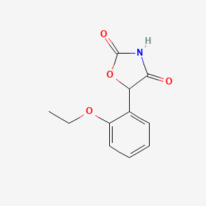 molecular formula C11H11NO4 B8536431 5-(2-Ethoxyphenyl)oxazolidine-2,4-dione 