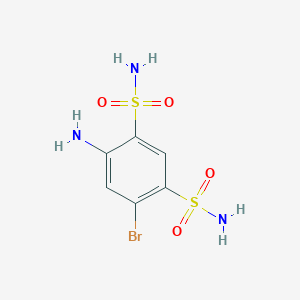 4-Amino-6-bromo-1,3-benzenedisulfonamide