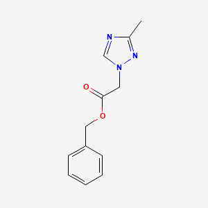 (3-Methyl-[1,2,4]triazol-1-yl)acetic acid benzyl ester