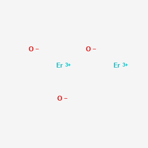 molecular formula Er2O3 B085365 Erbium oxide (Er2O3) CAS No. 12645-29-3