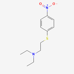 N,N-diethyl-2-[(4-nitrophenyl)thio]ethanamine