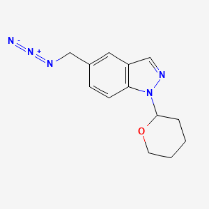 5-(Azidomethyl)-1-(2-tetrahydropyranyl)indazole