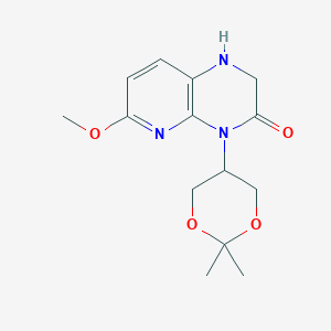4-(2,2-dimethyl-1,3-dioxan-5-yl)-6-methoxy-1,4-dihydropyrido[2,3-b]pyrazin-3(2H)-one