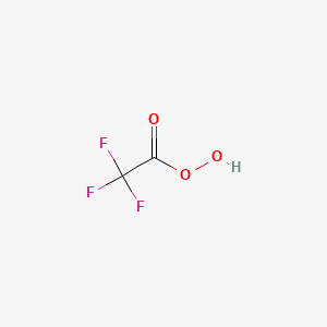 molecular formula C2HF3O3 B8536823 Trifluoroperacetic acid CAS No. 359-48-8