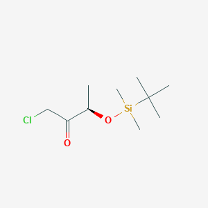 (3R)-3-{[tert-Butyl(dimethyl)silyl]oxy}-1-chlorobutan-2-one