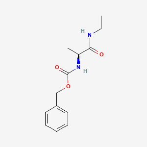 molecular formula C13H18N2O3 B8537174 (S)-2-(Cbz-amino)-N-ethylpropanamide 