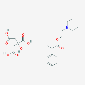 molecular formula C22H33NO9 B085373 Butetamate citrate CAS No. 13900-12-4