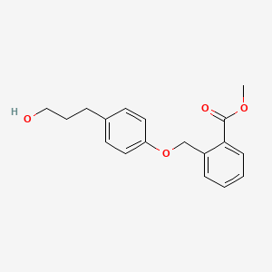 Methyl 2-{[4-(3-hydroxypropyl)phenoxy]-methyl}benzoate
