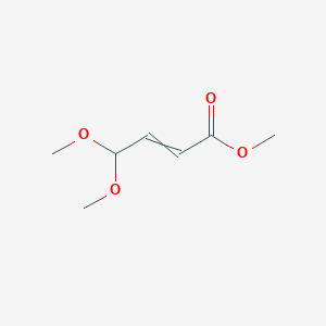 molecular formula C7H12O4 B8537431 methyl 4,4-dimethoxybut-2-enoate CAS No. 57314-31-5